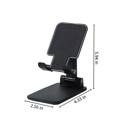 Practical portable foldable desktop mobile phone stand