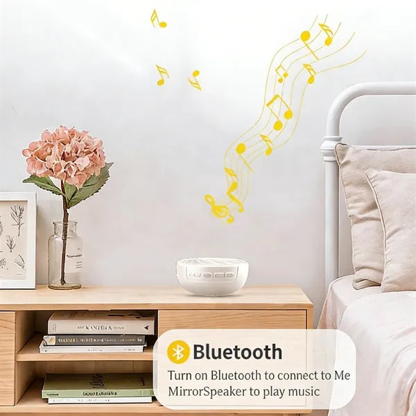 Portable Wireless Speaker With Mirror