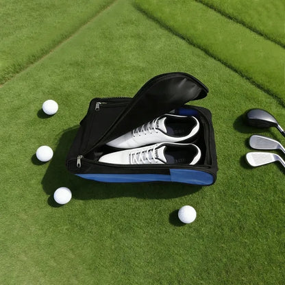 Portable Sports Golf Shoe Bag W/ Breathable Mesh Hole