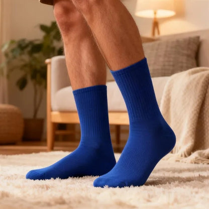 Unisex Knitted Athletic Socks W/ Jacquard Custom Logo