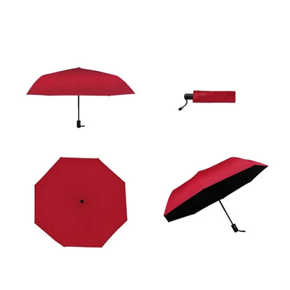 43.3" Arc Automatic Travel Folding Umbrella W/ UV Protection