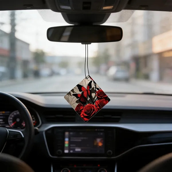 Double Side Full Color Custom Square Car Air Freshener