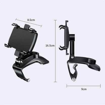 360 Degree Rotation Clip Car Auto Phone Mount Holder
