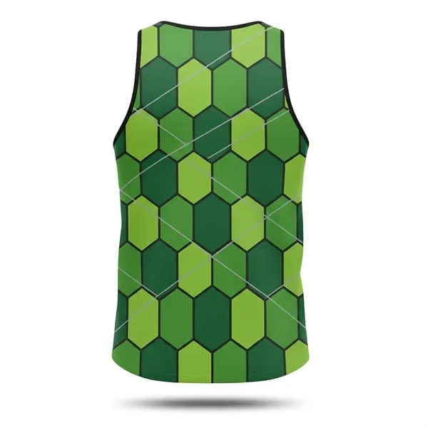 Women's Sublimated Jersey Style Tank Top (Spandex)