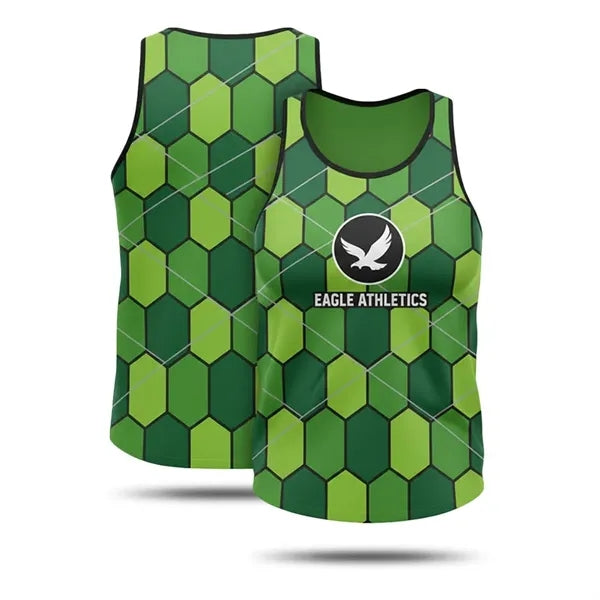 Women's Sublimated Jersey Style Tank Top (Spandex)