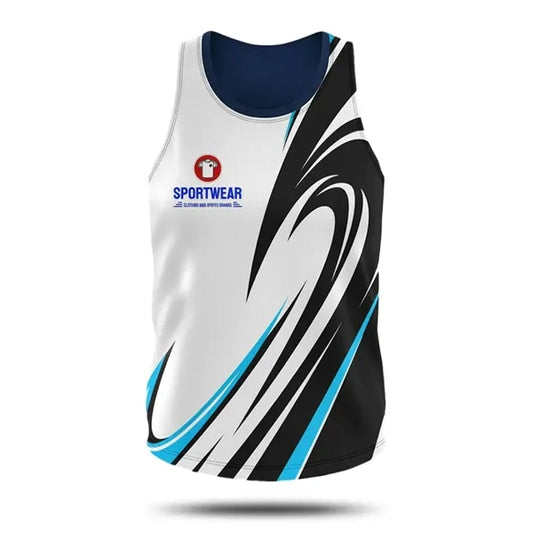 Women's Short Hole Mesh Sublimated Jersey Style Tank Top
