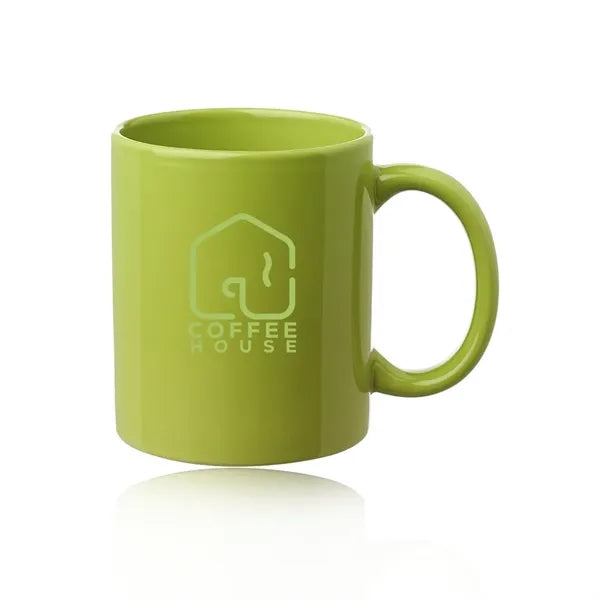 11 oz. Traditional Ceramic Custom Mugs