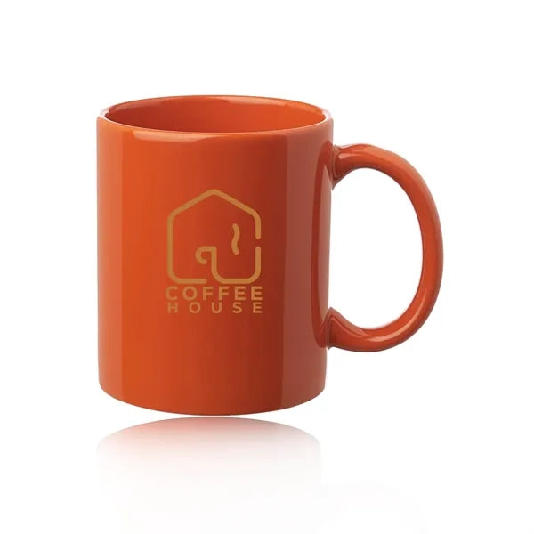 11 oz. Traditional Ceramic Custom Mugs