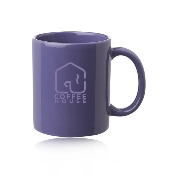 11 oz. Traditional Ceramic Custom Mugs