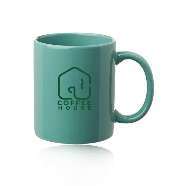 11 oz. Traditional Ceramic Custom Mugs