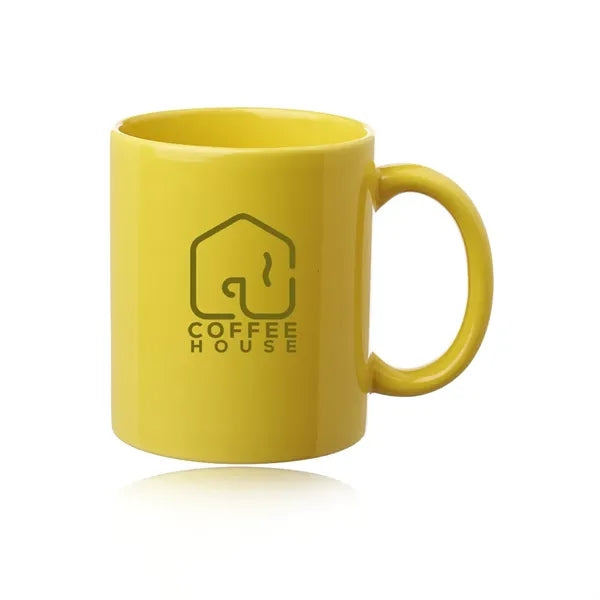 11 oz. Traditional Ceramic Custom Mugs