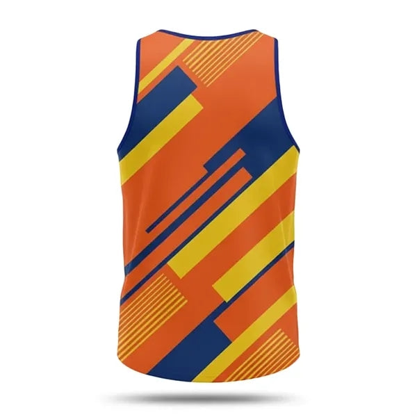 Women's Jersey Style Tank Top Sublimated Spandex Interlock