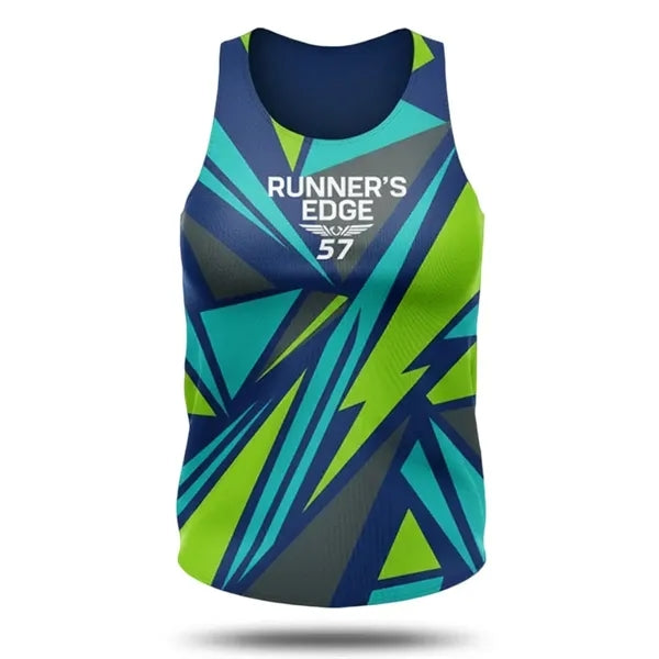 Women's Mesh Sublimated Jersey Style Tank Top