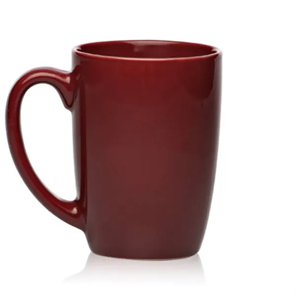 16 oz. Large Mocha Glossy Ceramic Custom Mugs