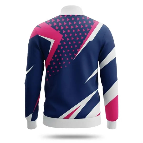Men's Sublimated Track Jacket 280G Spandex Interlock
