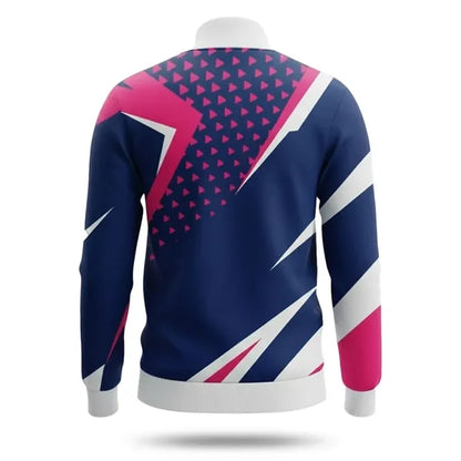 Men's Sublimated Track Jacket 280G Spandex Interlock