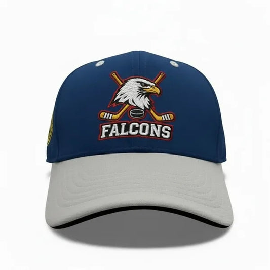 Structured Sports Interlock Baseball Cap With Embroidered