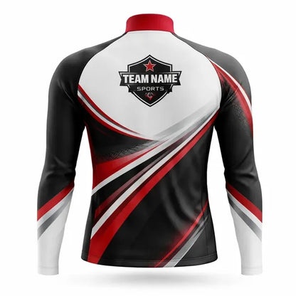 Unisex Long Sleeve Cycling Jersey (Sublimated)