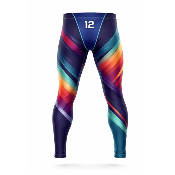 Unisex Cycling Long Tights Sublimated