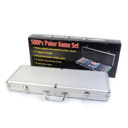 Aluminum Case Poker Set W/  500 Chips