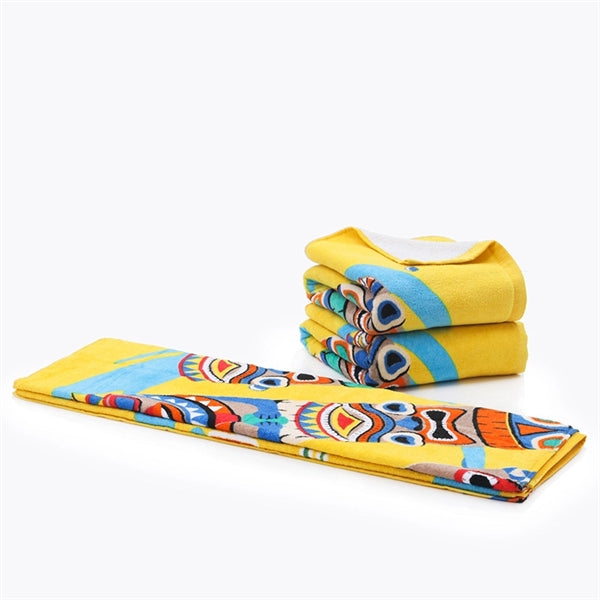 Custom Fiber Reactive Beach Towel  30" W x 60" L