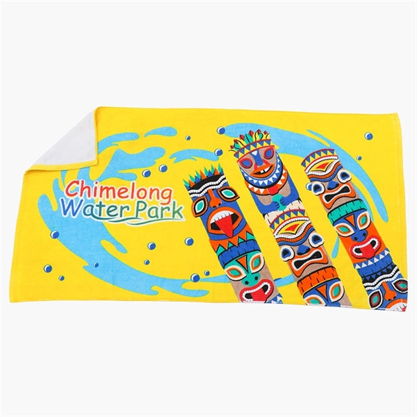 Custom Fiber Reactive Beach Towel  30" W x 60" L