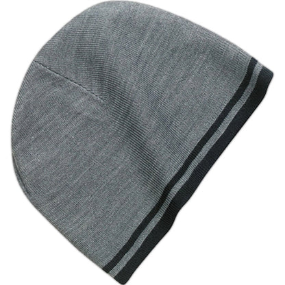 Port and Company Fine Knit Skull Cap with Stripes - Dark/All