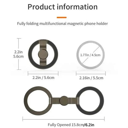 Foldable Phone Holder with Strong Magnet