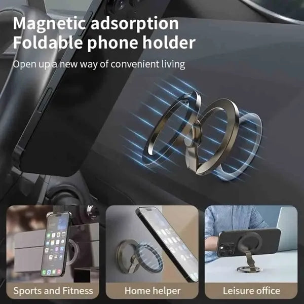 Foldable Phone Holder with Strong Magnet