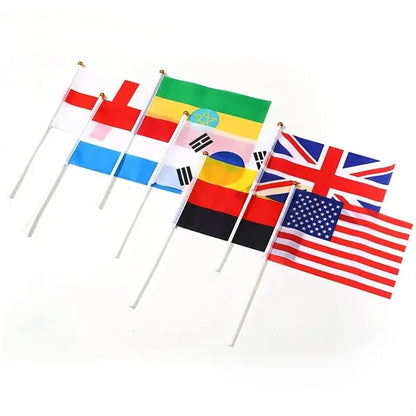 Custom World Cup Hand Flag