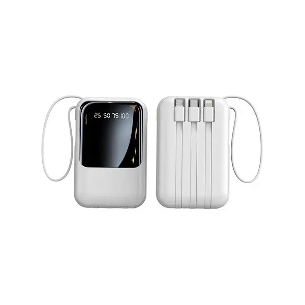 10000mAh Power bank W/3 Cables