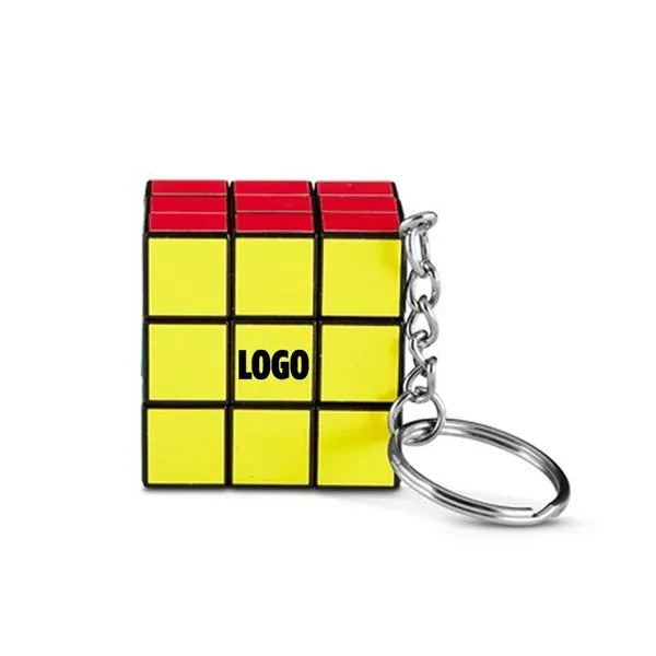 Rubik's Cube Puzzle Keychain