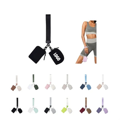 Zip Around Wristlet keychain Wallet