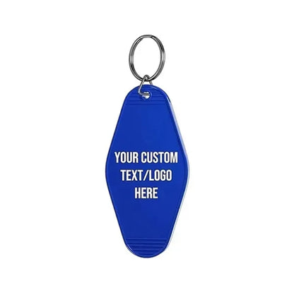 Colorful Plastic Hotel Keychain Motel Key Tag