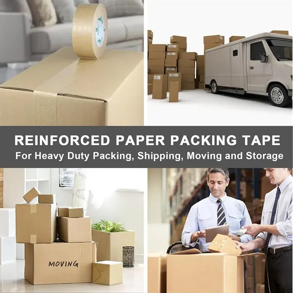 Customized Self Adhesive Reinforced Kraft Packing Paper Tape