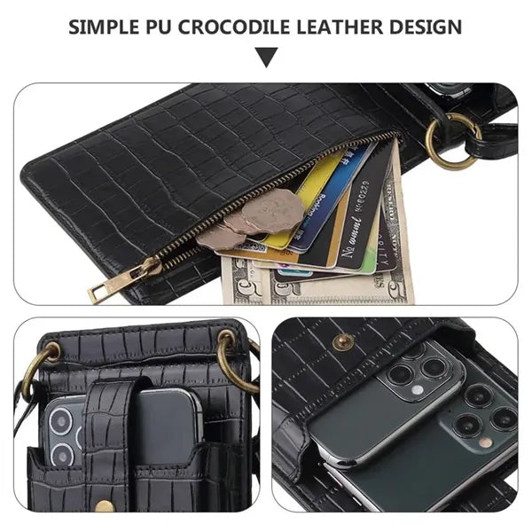 Women's Crossbody Phone Wallet Purse Travel Card Holder