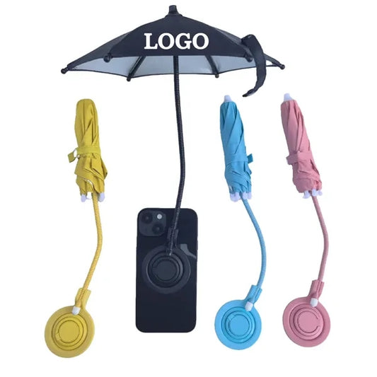 Magnetic Mini Phone Umbrella Adjustable Sun Shade Shield