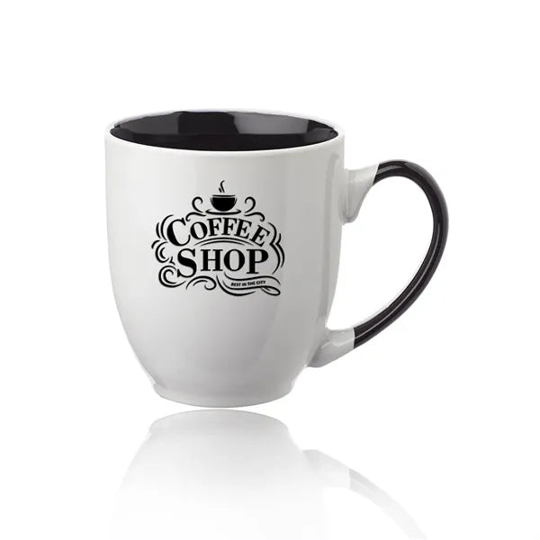 16 oz. Miami Two-Tone Personalized Bistro Mug