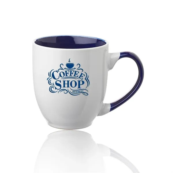 16 oz. Miami Two-Tone Personalized Bistro Mug