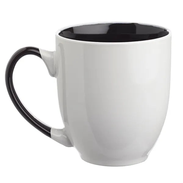 16 oz. Miami Two-Tone Personalized Bistro Mug