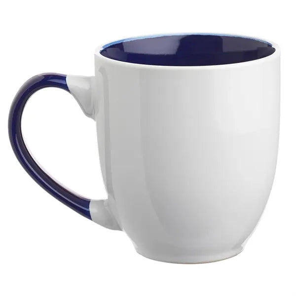 16 oz. Miami Two-Tone Personalized Bistro Mug