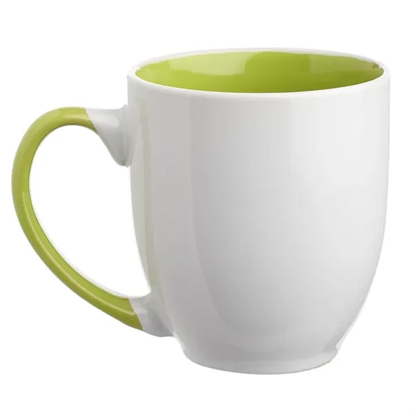 16 oz. Miami Two-Tone Personalized Bistro Mug