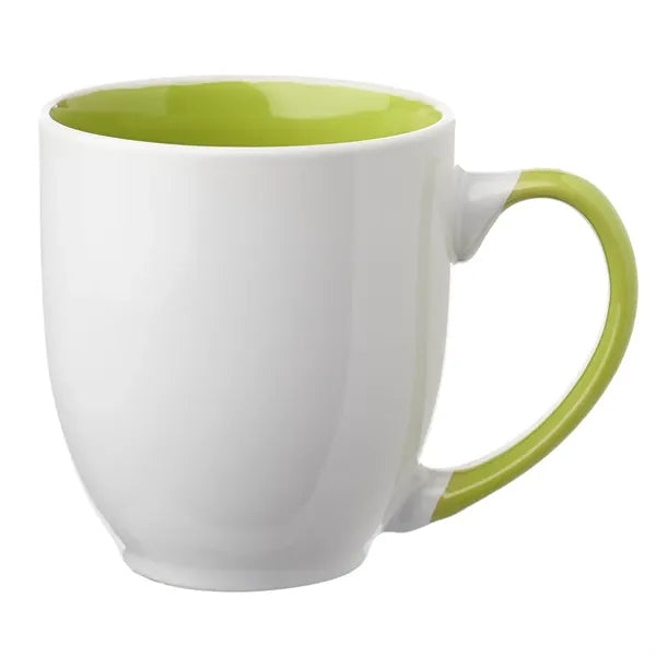 16 oz. Miami Two-Tone Personalized Bistro Mug