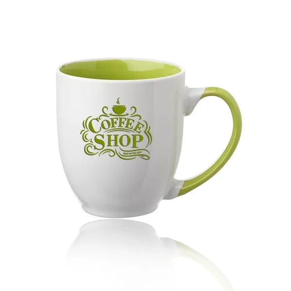 16 oz. Miami Two-Tone Personalized Bistro Mug