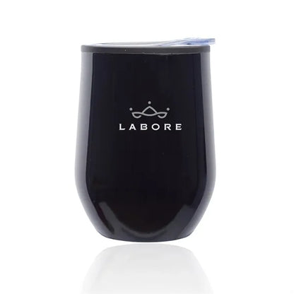 12 oz. Shelby Stemless Wine Glass with lid