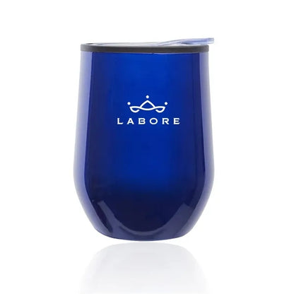 12 oz. Shelby Stemless Wine Glass with lid