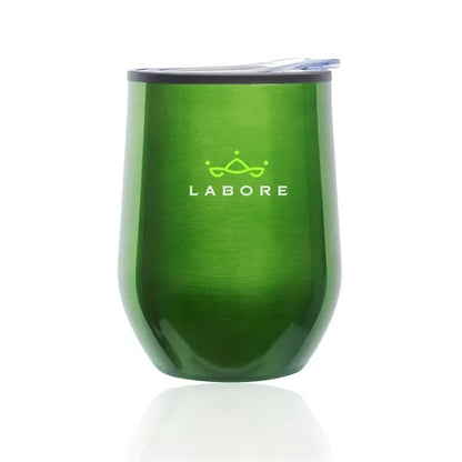 12 oz. Shelby Stemless Wine Glass with lid
