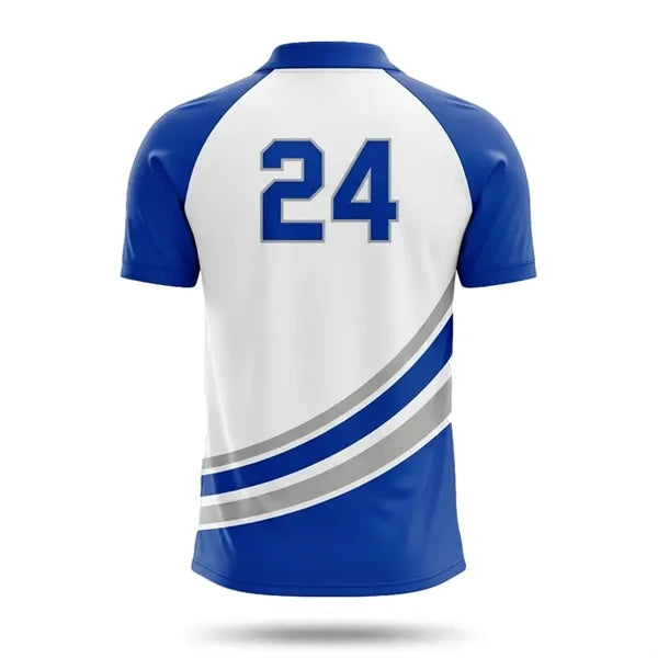 Men's Rugby Jersey Full Sublimated Front 2-Button