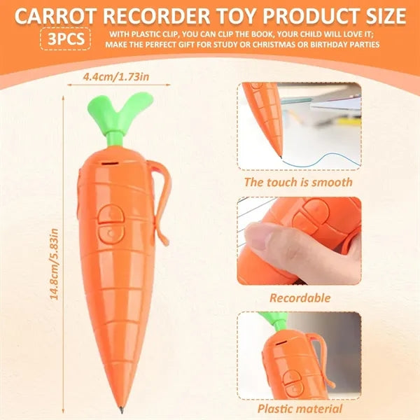Writing&Voice Recording Carrot Pen