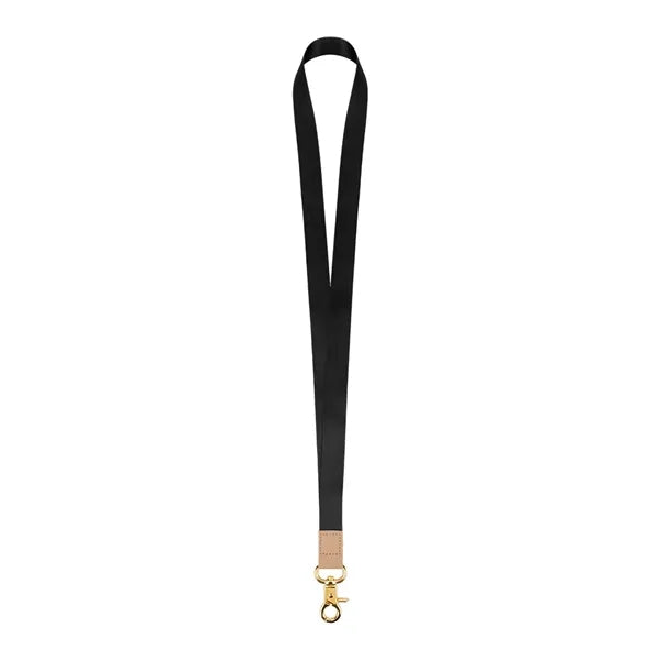 3/4'' Lanyard w/ PU Crimp & Optional Clamp